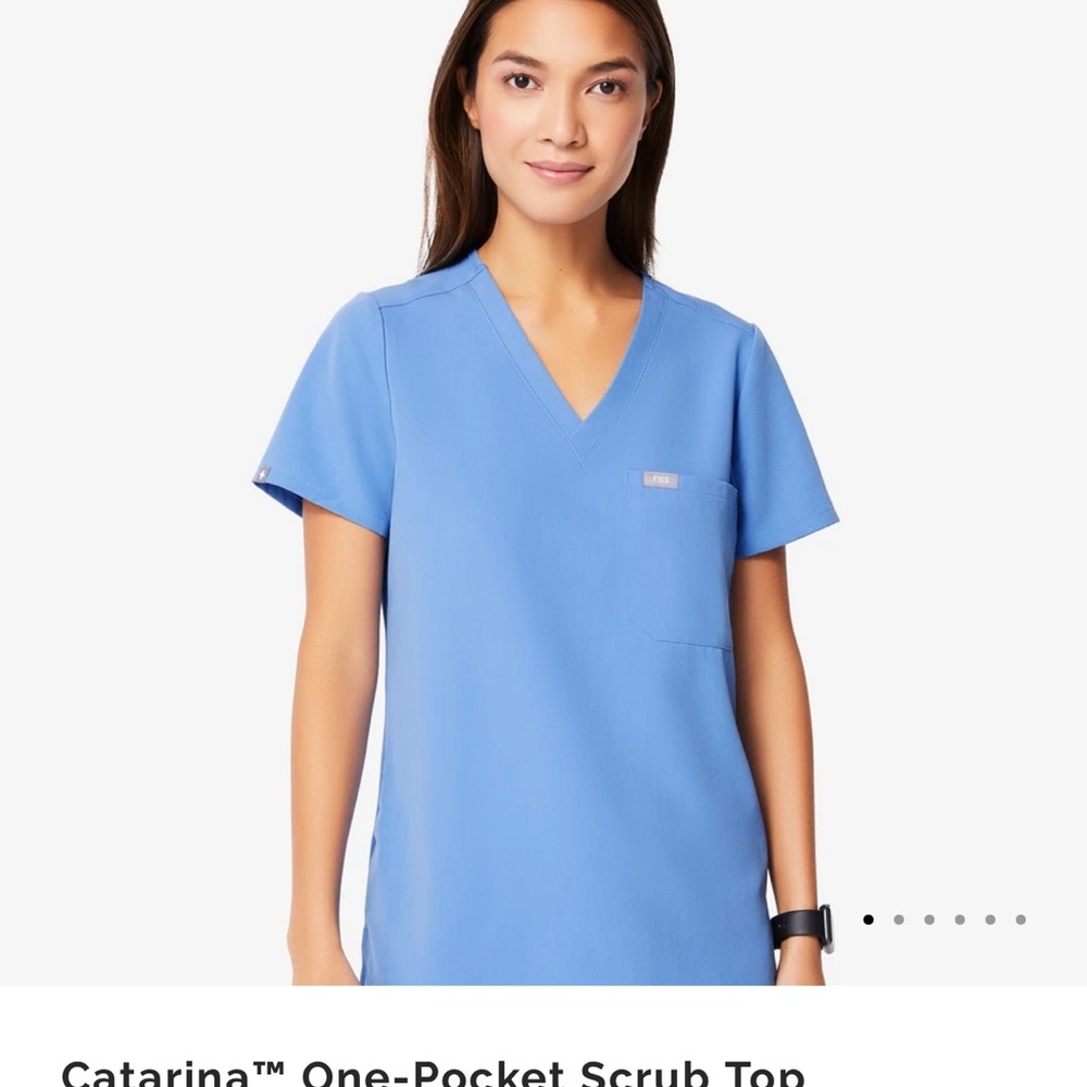 Fig Catarina scrub top size small